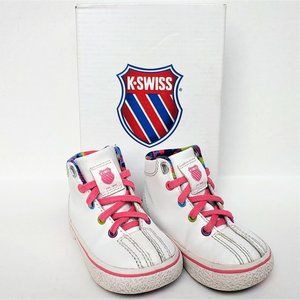 K-Swiss Infant Clean Laguna White Rainbow High Top